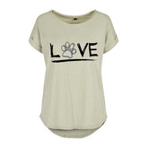 Love Damen Slub Shirt